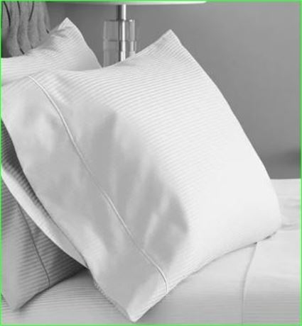 Hotel Style 600 tc Pillowcases, King, White