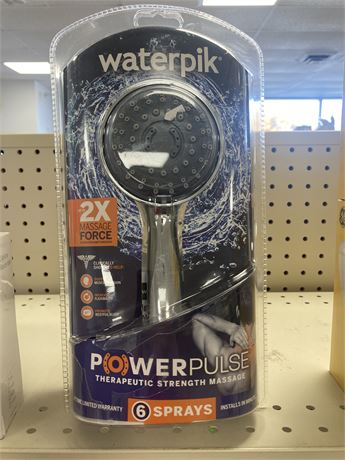 WaterPik Powerpulse 6 function removable Shower Head