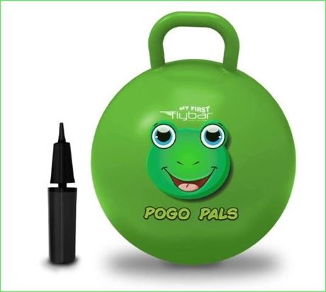 Flybar My First MFF Pogo Pals Hopper Ball, 125lbs, Green Frog