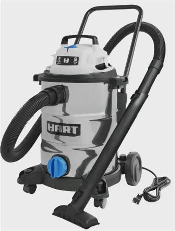 Hart 8 gallon Stainless Steel Wet/Dry Vac