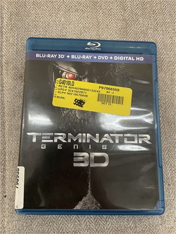 Terminator Genisys (3D Blu-ray + Blu-ray + DVD + Digital HD