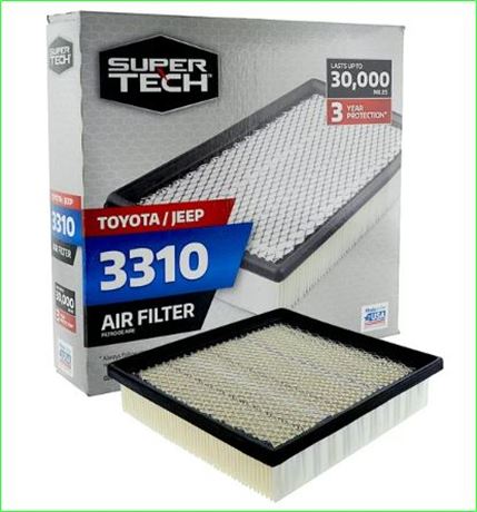SuperTech 3310 Engine Air Filter, Replacement Filter