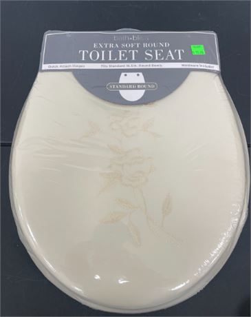 Bath Bliss Extra Soft Standard Round Toilet Seat