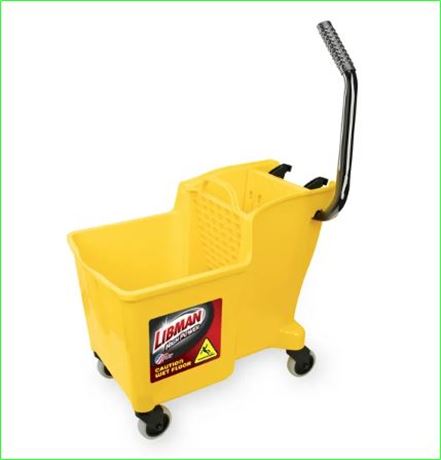 Libman Yellow 32 Quart Mop Bucket and Wringer