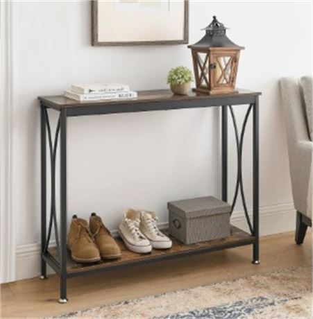 ALLOSWELL Console Table with Power Outlet,