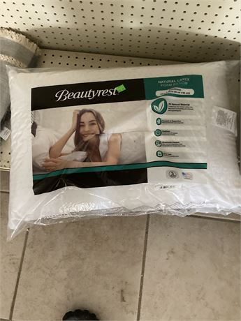 Beautyrest Natural Latex Foam Pillow, Standard,