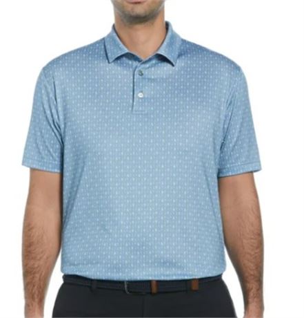 Ben Hogan Performance Mens Mini Gingham Print Golf Polo Shirt, Size 3XL