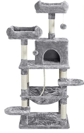 Yaheetech 59'' Cat Tree Stand House�