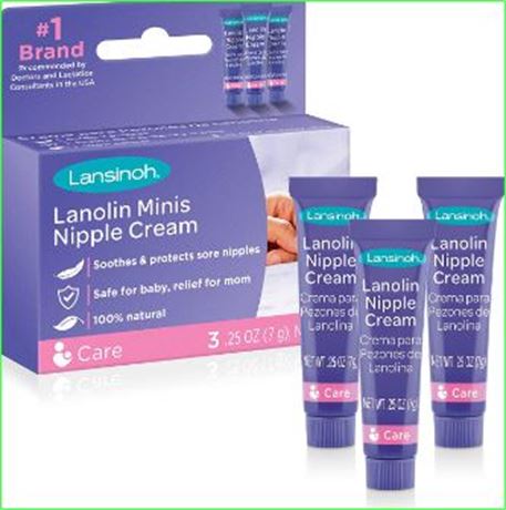 Lanisosh Mini Nipples, 3 pack