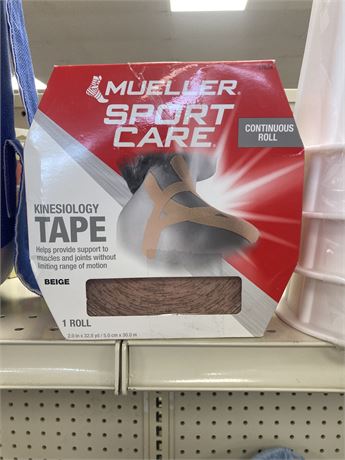 Mueller Sports Care Kinesiology Tape, 2 inch x 32.8 yards
