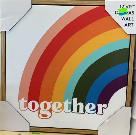 "together" wall canvas