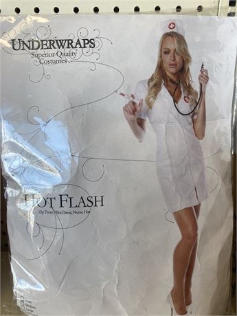 Underwares Hot Flash Womens Costume, Size Medium