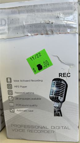 Digital Voice Recorder, 16 gb