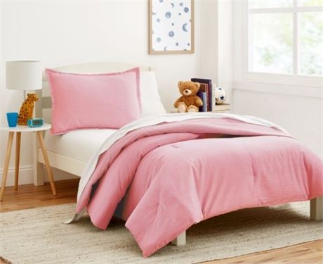 Gap Home Organic Ctton Comforter, TWIN, Pink