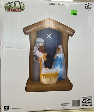 Air Blown Inflatable Nativity Scene