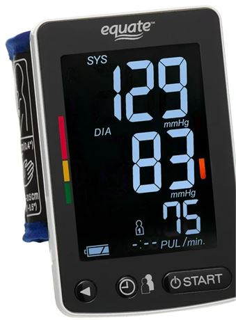 Equate 6500 Series wireless Wrist Blood Pressure Monitor