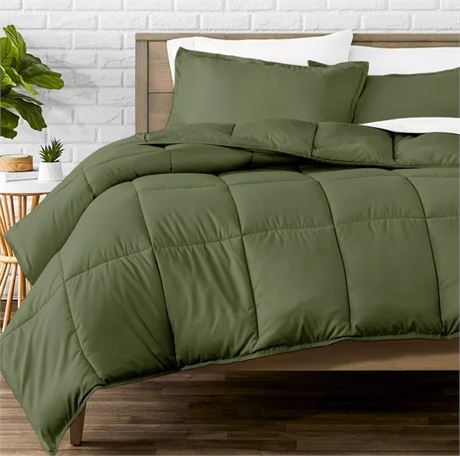 Bare Home Goose Down Alternative Comforter Set - Premium 1800 Collection - with