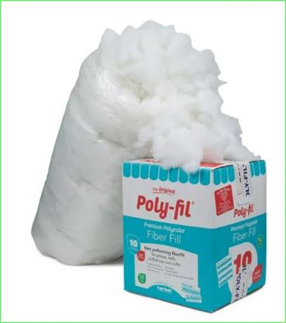 The Original Poly-fil Premium Polyester Fiber Fill , 20 Pound Box
