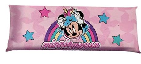 Minnie Mouse Body Pillow Cover, 20 x 54, Microfiber, Pink, Disney