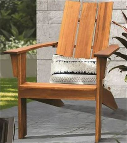 Mainstays Modern Andirondack Chair, Natural