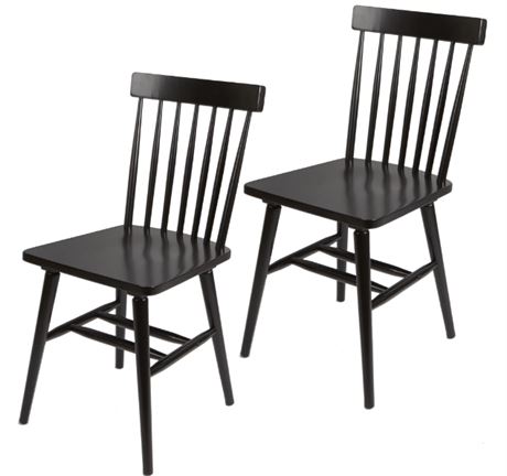 BHG Gerald Dining Chair, set of 2, Black