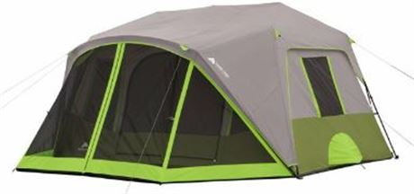 Ozark Trail 9 person Instant Cabin Tent with Screen Room  with Mat