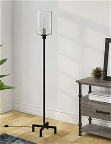 Hudson and Canal  Panos Floor Lamp in Brass, 66.25"