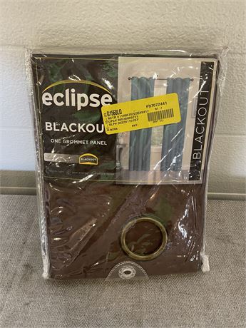 Eclipse Curtain Panel, Chocolate, 42x63
