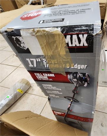 Black Max 17 Trimmer/edger **USED but has compression**