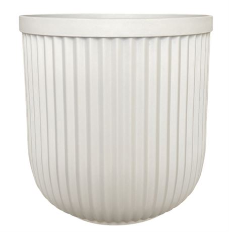 Better Homes and Gardens 12" and 16" Nested Ellan Faux White Pots