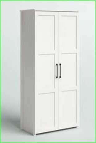 Shaker Style Large Floor Cabinet #5234-White