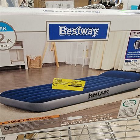 Bestway 12 inch Airbed with built in pump, TWIN