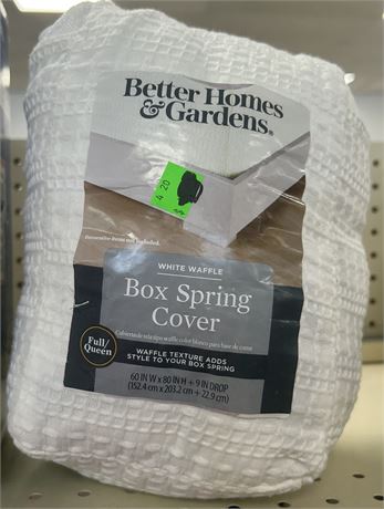 Better Homes & Gardens Fitted Cotton Mattress Encasement, Full/Queen