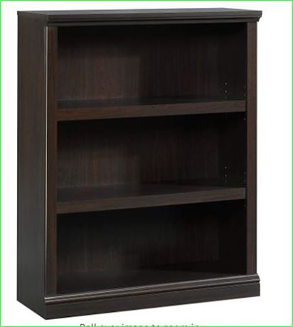 Sauder Home 3 shelf bookcase, jamocha Wood