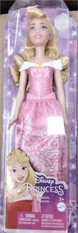 Disney Princess Aurora 11 inch Fashion Doll with Blonde Hair, Purple Eyes & Tiar
