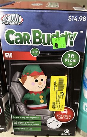 Airblown Inflatables Car Buddy, Elf