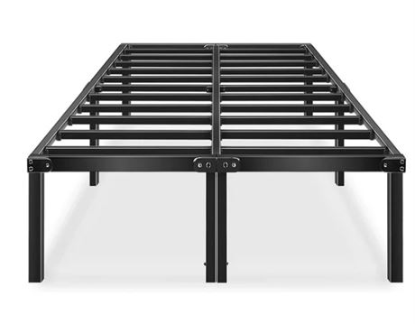 King Bed Frame 18'' High Bedframes Platform