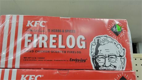 KFC Fried Chicken Fire Log
