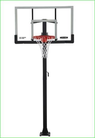 NBA  54 in-Ground Basketball Hoop with Tempered Glass Backboard