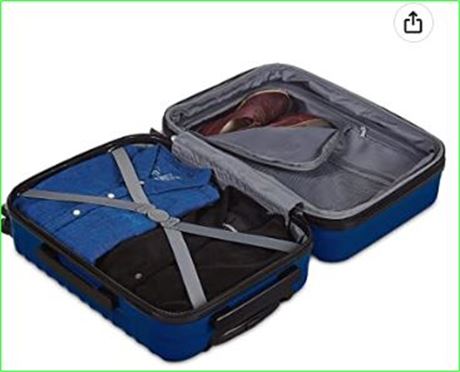 Wrangler 18' Hard side Luggage, Blue