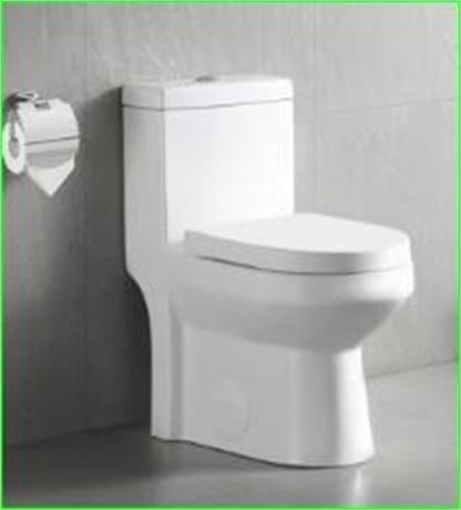 DeerValley Liberty DV-1F52812 Dual-Flush Elongated  Toilet
