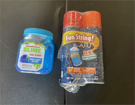 LOT of Kids Slime & Silly String