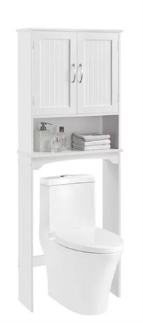 Yaheetech Over the Toilet Cabinet, White