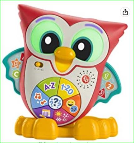 Fisher-Price Linkimals Toy Owl with Lights and Music