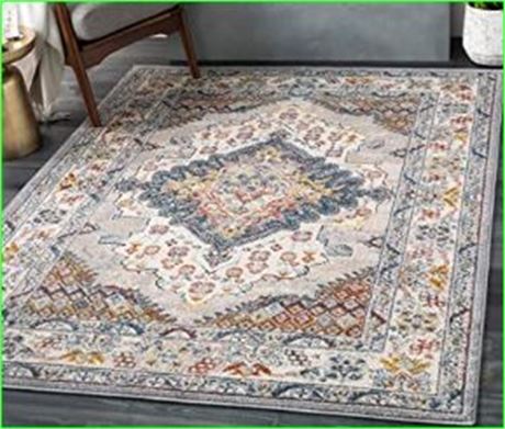 Transitional 8x10 Area Rug (711 x 103) Oriental Gray