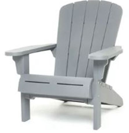 Keter Andirondack Chair, Light Gray