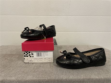 Kensie Girl Ballerinas Girls Shoes, black, size 8