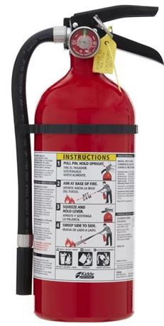 Kidde Pro Series Fire Extinguisher 4 lb unit