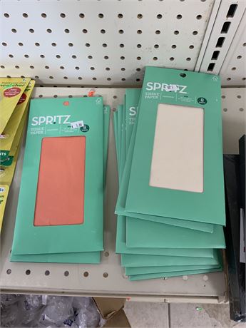 Lot of (EIGHT) Spritz 8 packs of Tissue Paper
