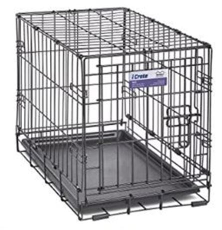 Midwest 1 door folding crate, Medium dogs, Dog size: 20 inch tall 24 inch long